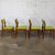 Avocado 1970’s Scandinavian Modern Dining Chairs by D Scan W/ Teak Frames & Avocado Fabric Set of 4 For Sale - Image 8 of 18