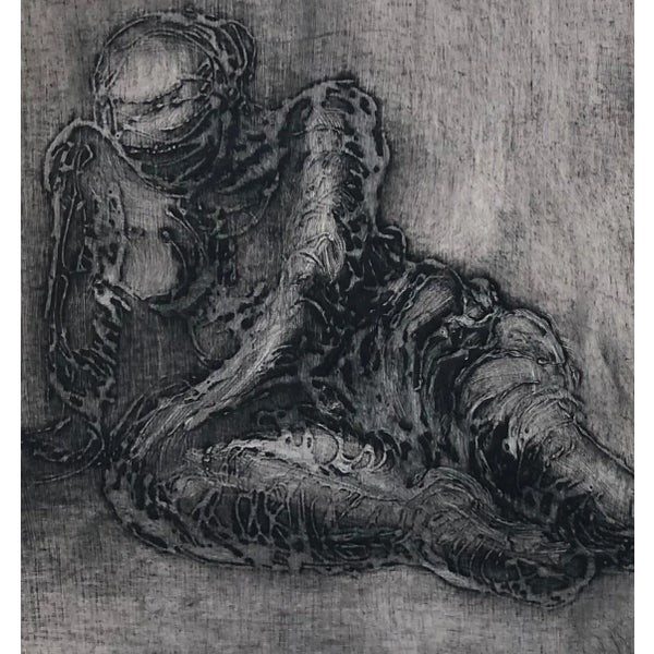 1976 Susan Pickens Nude Collograph | Chairish