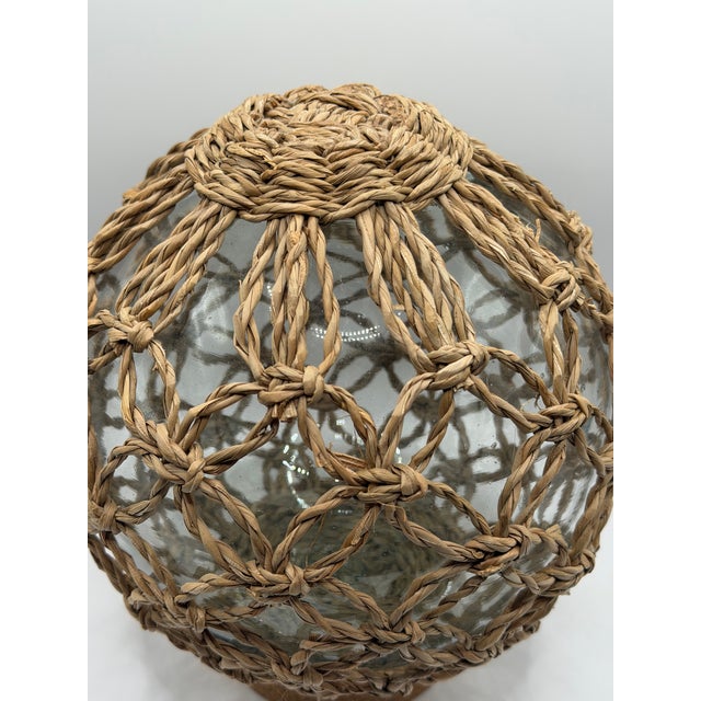 Netted Glass Fishing Float on Cork Base For Sale In Philadelphia - Image 6 of 6