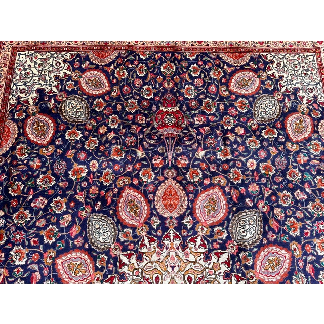 1960s Pak Persian Fine Quality 10x13 Handmade Rug For Sale - Image 5 of 9