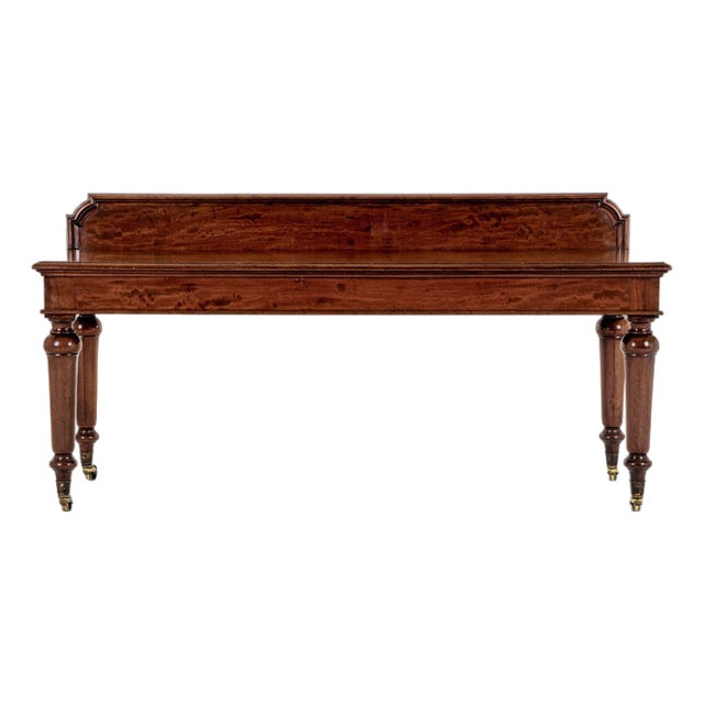 Scottish Mahogany Serving Table from John Taylor & Son Edinburgh For Sale