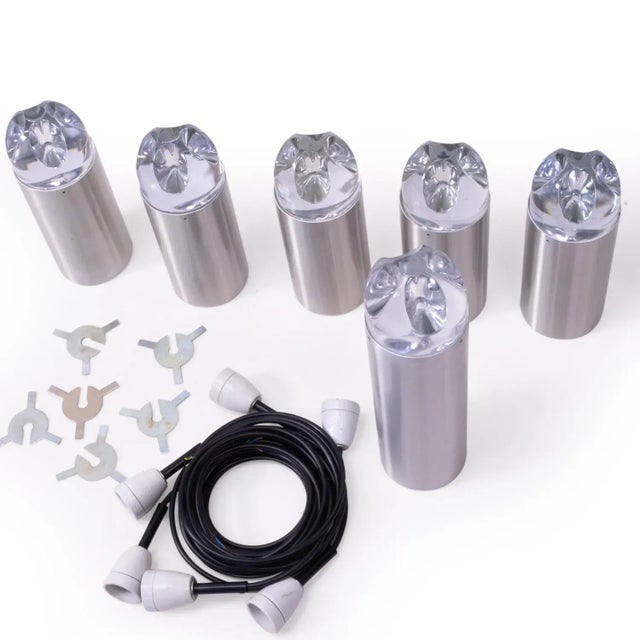 Mid-Century Modern Ceiling Lamps from RAAK, 1960s, Set of 6 For Sale - Image 3 of 8