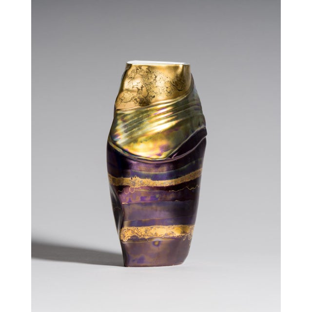 1990s Porcelain Eosin Vases by Johan Van Loon and Helmut Drexler for Rosenthal, 1990s, Set of 2 For Sale - Image 5 of 18