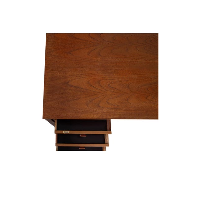 1960s 1960s Mid-Century Danish Teak Desk For Sale - Image 5 of 11