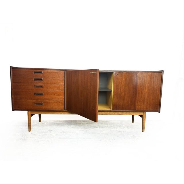 Vintage Scandinavian Teak Ulferts Tibro Sideboard by Tage Olofsson for Heals, 1950s For Sale - Image 3 of 18