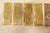 Large Vintage Art Deco Brass Door Finger Plates, 1920, Set of 12 For Sale - Image 4 of 5