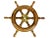 Stunning hand crafted made from solid wood with a solid brass nave in the center, this ship wheel is the ideal nautical...