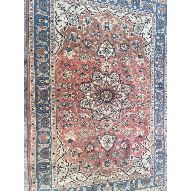 Vintage Isfahan Najafabad Rug For Sale - Image 9 of 16