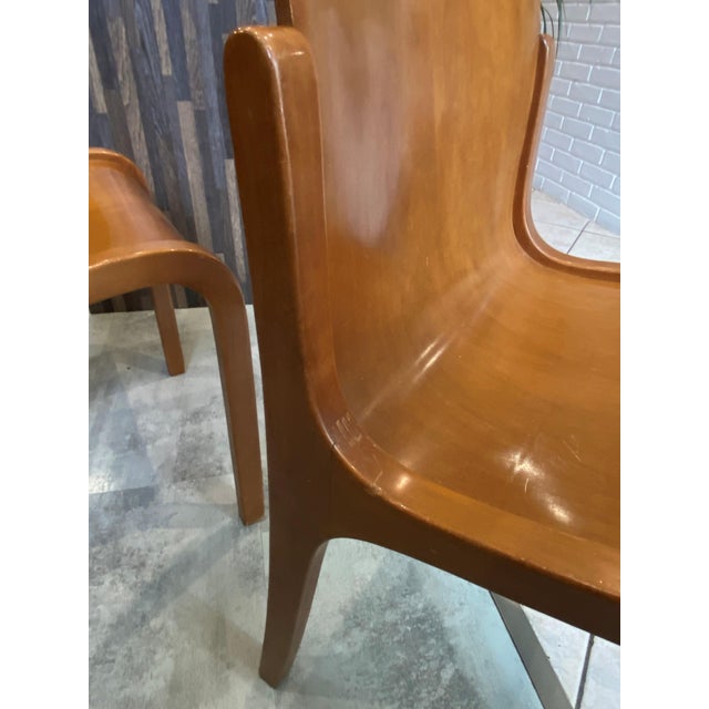 Scandinavian Style Mito Chairs by Carlo Bartoli for Tisettanta, 1970s, Set of 2 For Sale - Image 3 of 18