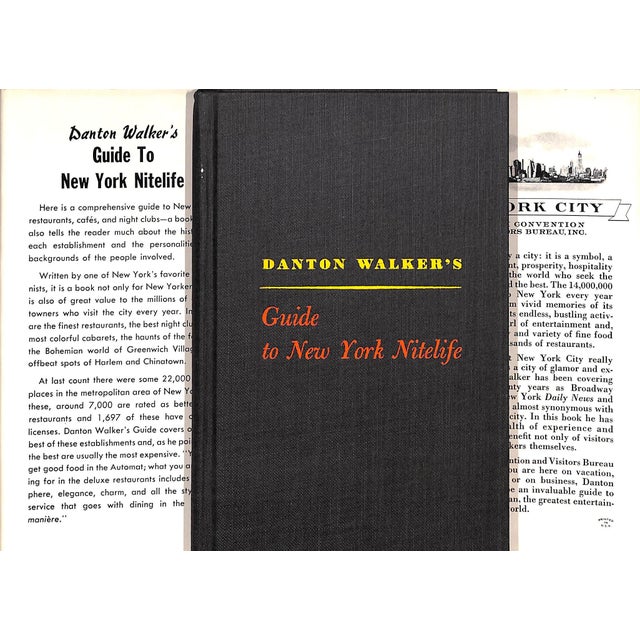 Traditional "Danton Walker's Guide to New York Nitelife" 1958 Walker, Danton For Sale - Image 3 of 12