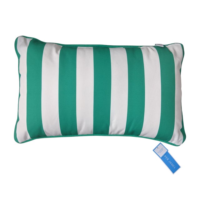 Goodness Gracious Indoor Outdoor Reversible Pillow For Sale - Image 4 of 9