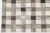 Contemporary Contemporary Leather/Wool Patch Rug in Earthy Tones For Sale - Image 3 of 7