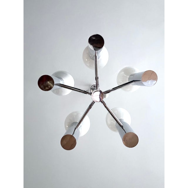 Spaceage Chandelier by Hustadt, Germany, 1970s For Sale - Image 4 of 12