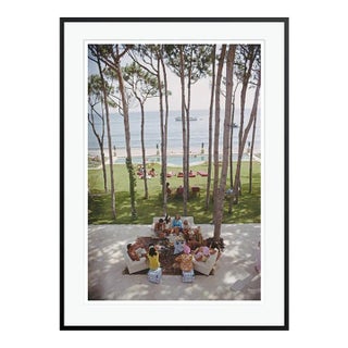 Marbella House Party 1967 by Slim Aarons Black Framed C Print For Sale