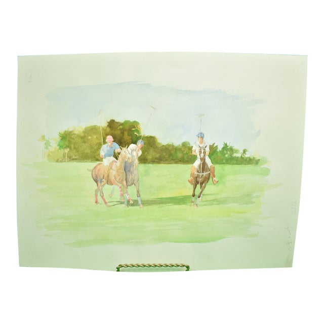 Mid 20th Century "3 Honda Polo Players" by Williamson Douglas (1942-1998) For Sale