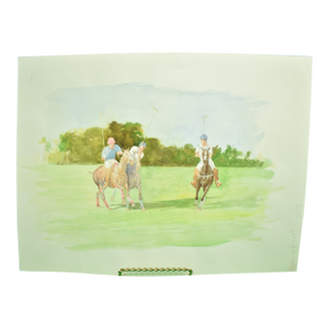 Mid 20th Century "3 Honda Polo Players" by Williamson Douglas (1942-1998)