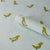 Schumacher Sample - Schumacher Birds Print Wallcovering In Green On Sky For Sale - Image 4 of 5