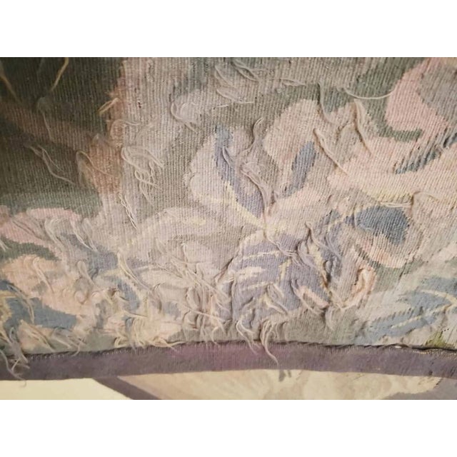 Large Handwoven Gobelin Tapestry in Sheep Wool For Sale - Image 4 of 6