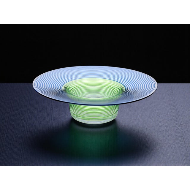 Spiral Murano Glass Bowl from Salviati, 1980s For Sale - Image 9 of 9