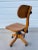 1930s Art Deco Antique Wooden Typist Chair For Sale - Image 11 of 12