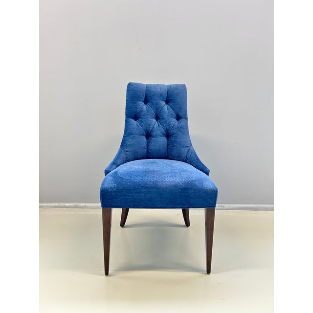 Blue Upholstered Chair from Baker, 2010s For Sale - Image 11 of 11