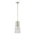 Thomas O'Brien for Visual Comfort Signature Robinson Medium Pendant in Polished Nickel with Seeded Glass For Sale