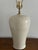 Vintage Simon Pearce tall ivory colored pottery lamp in excellent condition. Crackle glaze Shade not included. 30 x 9 x 9...
