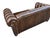 Brown Vintage Chesterfield Leather Sofa With Tufted Back and Rolled Arms – Warm Brown Patina For Sale - Image 8 of 15