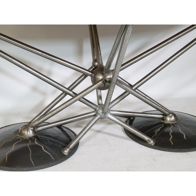 1990s Postmodern Futuristic Dining Room Set Table and Chairs from Krauts, 1990s, Set of 5 For Sale - Image 5 of 18