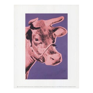 Andy Warhol Cow (pink & Purple), 2013 For Sale