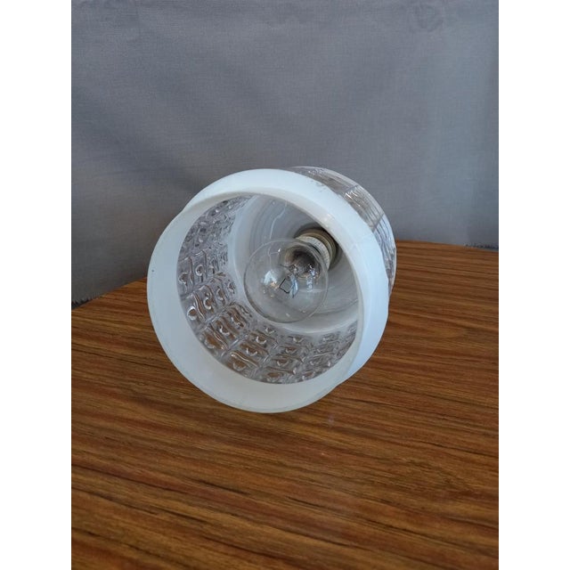 Ceiling Lamp in Pressed Glass For Sale - Image 4 of 6