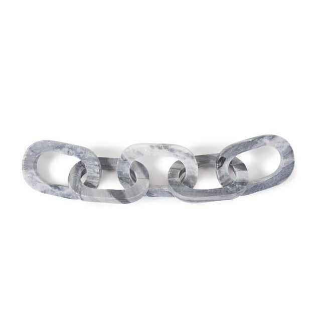 Kenneth Ludwig Chicago Makrana Gray Marble Chain For Sale - Image 4 of 10