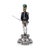Antique 20th Century Italian Silver & Enamel Mounted Napoleonic Kingdom Guard, 1970s For Sale - Image 15 of 15
