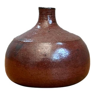 Vintage Original Studio Pottery Weed Vase For Sale