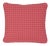 Schumacher Elias 16" Pillow in Red & Pink For Sale