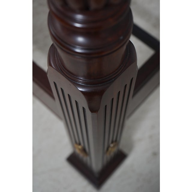 Henkel Harris Mahogany King Size Poster Bed For Sale - Image 13 of 16