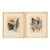 Walter Thrift Abstract Mixed Media Collages, Pair For Sale