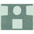 Art Deco Sample - Abstract Cutout Wallpaper by Paule Marrot in Eucalyptus For Sale - Image 3 of 3