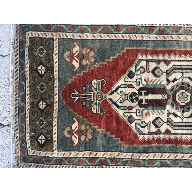 1960s Handmade Turkish Anatolian Rug For Sale - Image 4 of 6