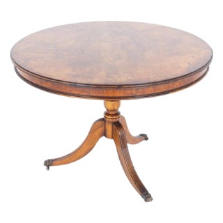 Regency Revival Oak Dining Table, 1920s For Sale
