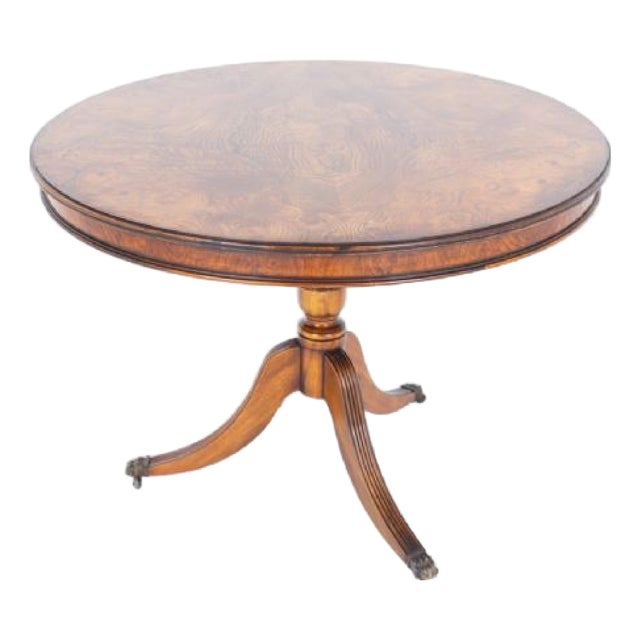 Regency Revival Oak Dining Table, 1920s For Sale