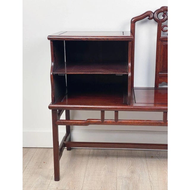 Vintage Chinese Telephone Table, Circa 1970 For Sale - Image 4 of 10