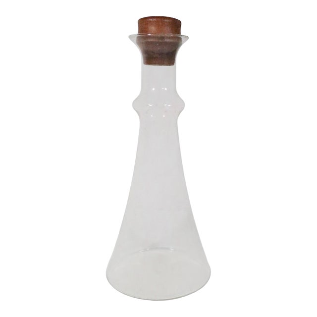 Mid Century Danish Modern Wine Carafe Designed by Gunner Cyren for Dansk Made in Denmark C 1970's For Sale