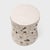 Chinese Chinese Milky White Cloud Garden Stool For Sale - Image 3 of 5