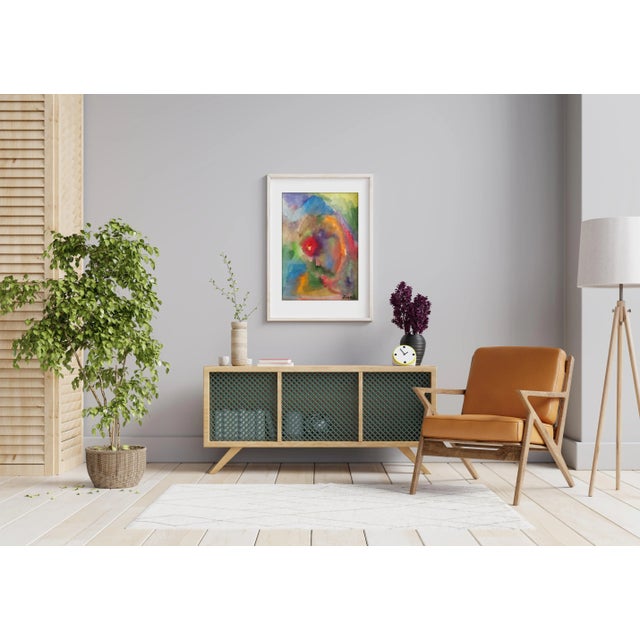 Contemporary Mariam Khachatryan, Icone, 1993, Watercolor on Paper, Framed For Sale - Image 3 of 4