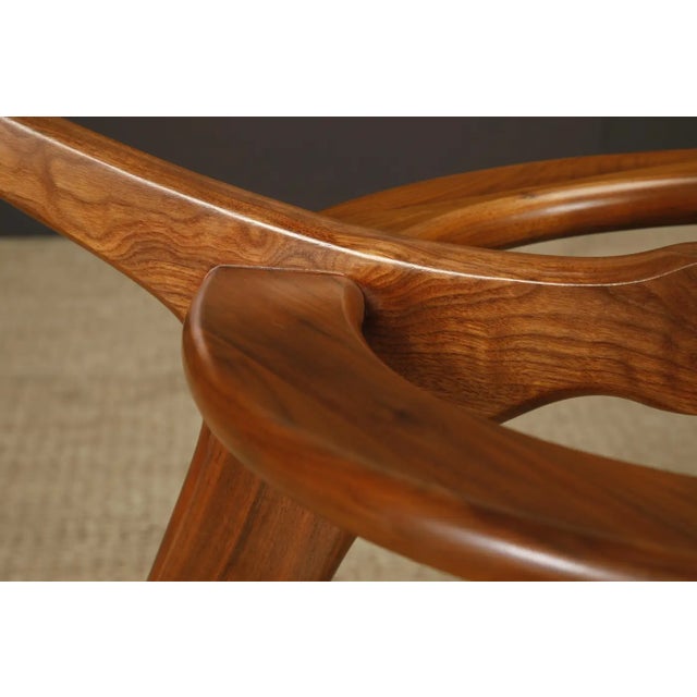 Adrian Pearsall for Craft Associates 'Compass' Dining Table in Walnut, 1960s For Sale - Image 16 of 18
