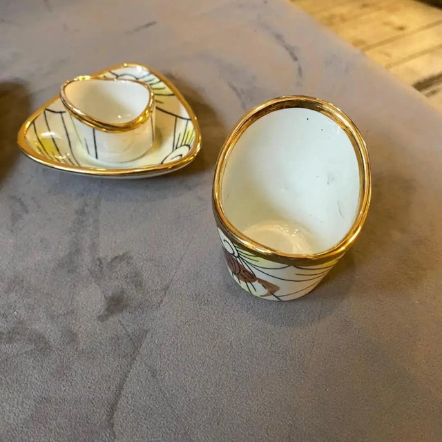 1950s, Mid-Century Modern Ceramic Italian Smoking Set by Alfa Ceramiche For Sale - Image 4 of 11