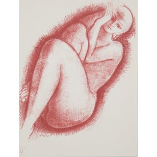Antoniucci Volti, Femme au repos (Nude), Lithograph For Sale