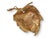 Traditional Boho Chic Gilt Grape Leaf Nut Dish, 3 Piece Set For Sale - Image 3 of 6