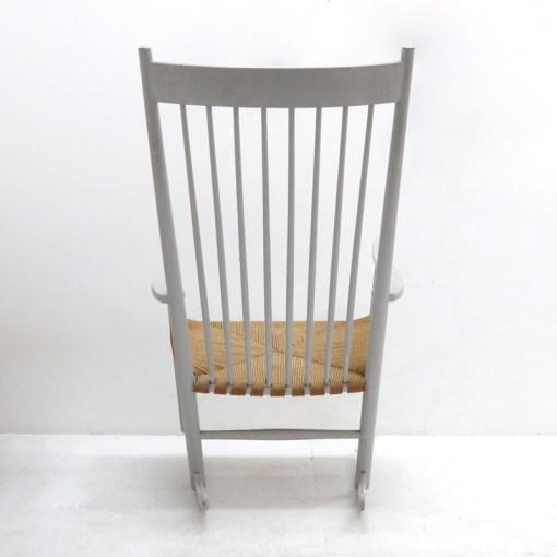 Hans J. Wegner Model J16 Rocking Chair, 1961 For Sale In Los Angeles - Image 6 of 10